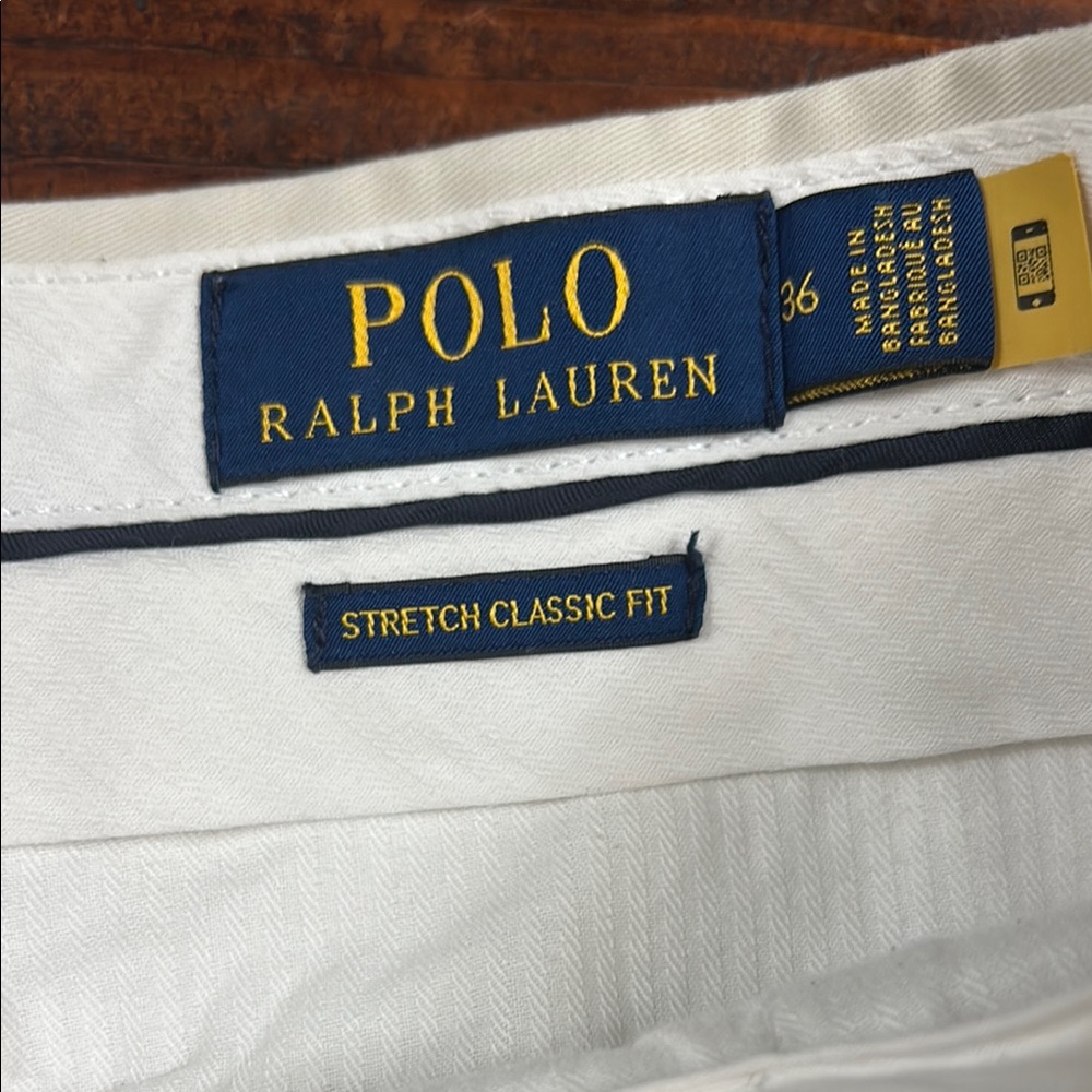 Polo Ralph Lauren shorts Tan Flat Front Shorts size 36 excellent condition